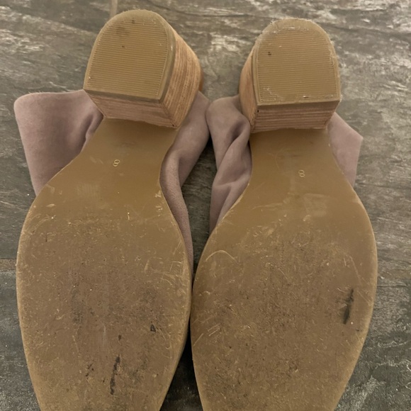 Tan Suede Pointed Toe Mules by Diba True - Picture 3 of 3